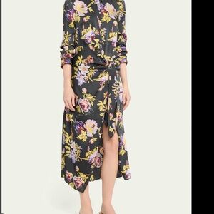 Cinq à Sept Floral Black Dress